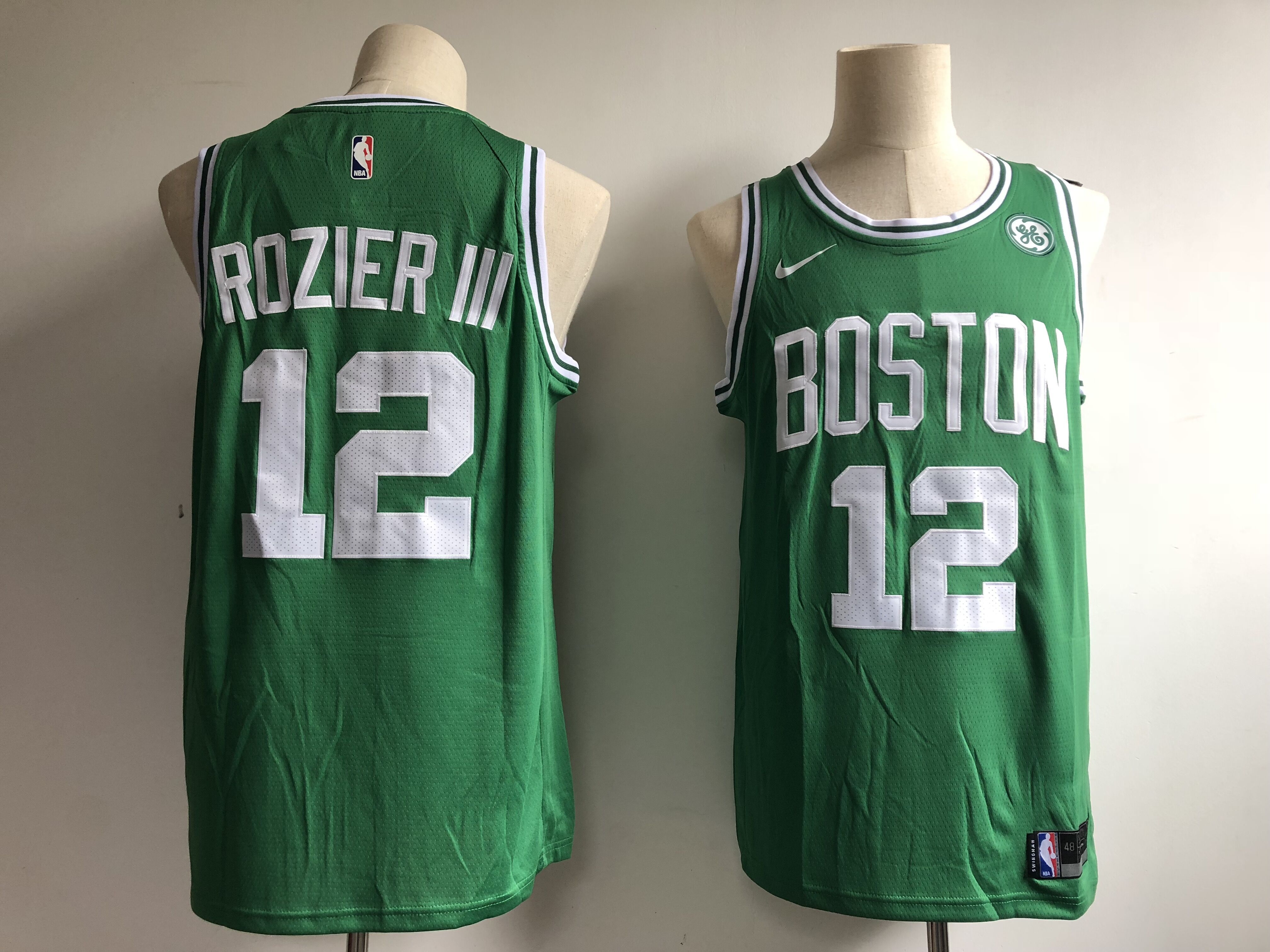 Men Boston Celtics 12 Rozieriii Green Game Nike NBA Jerseys